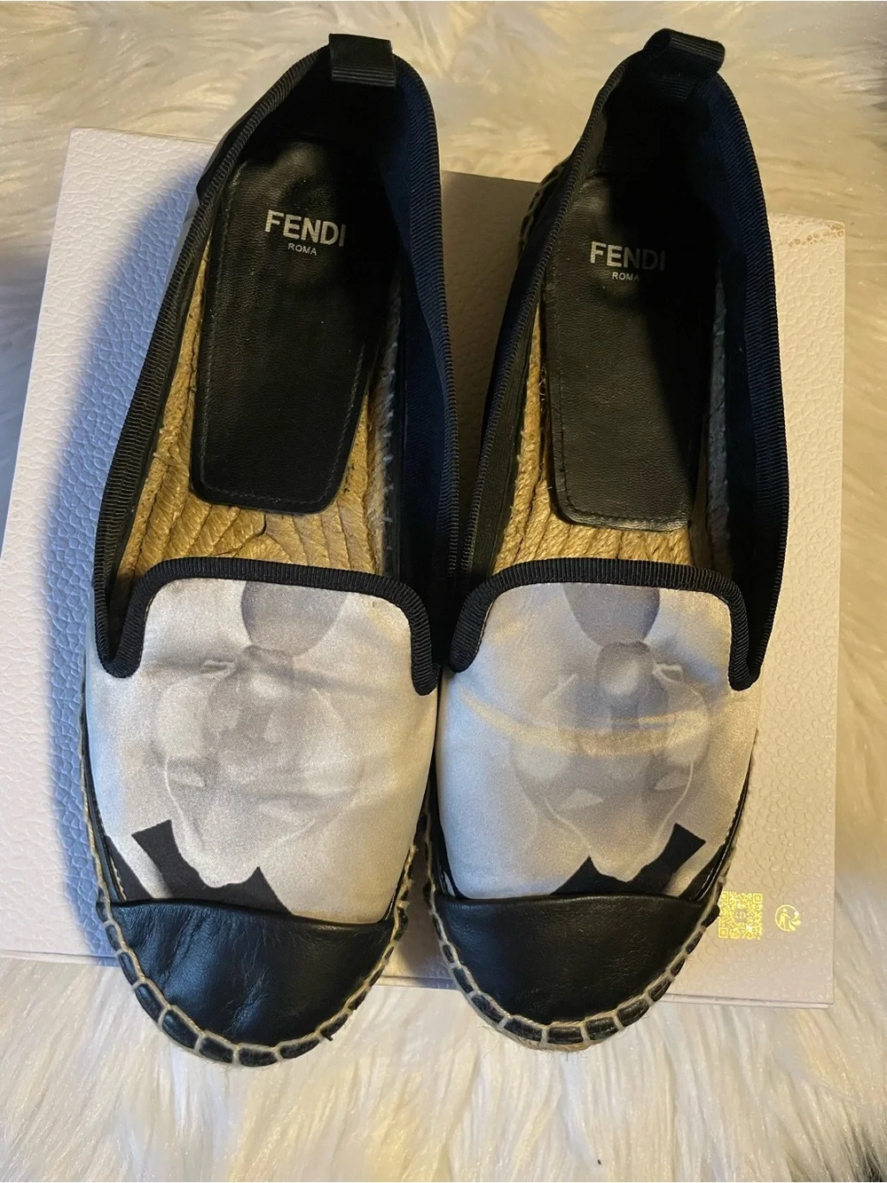 Fendi espadrille flats